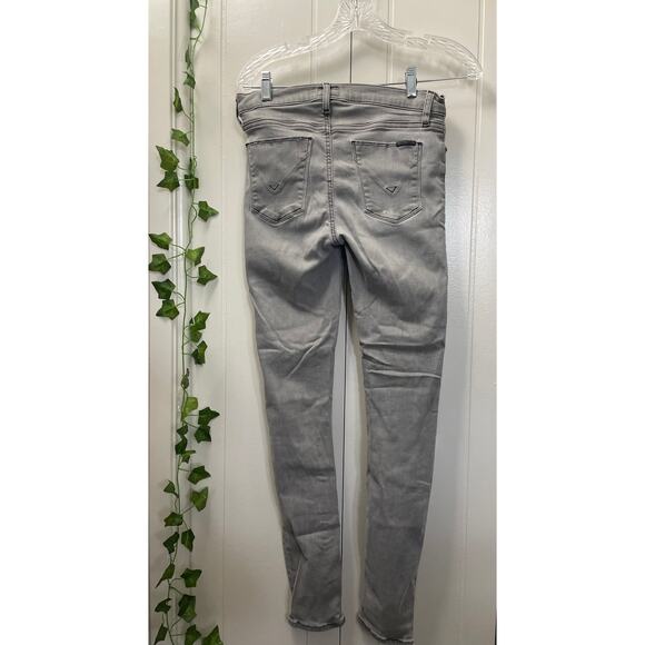 Hudson Natalie Light Grey Womans Skinny Jeans size 28 - Picture 2 of 7